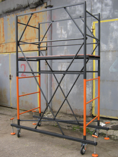 Вышка-тура Мега-1, высота-3,8м (4,7м - рабочая высота)