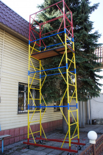 Вышка-тура ВСР-1 (0,7 х 1,6 м), Н - 5,1м (рабочая высота 5,9м)