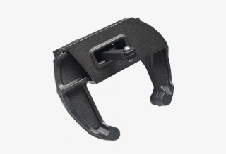 Замок клиновой литой черный